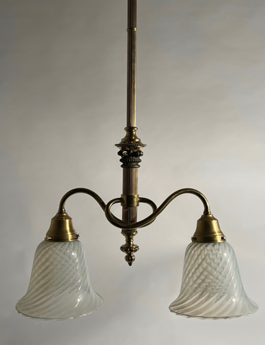 Pair 2 Arm Electric Chandeliers